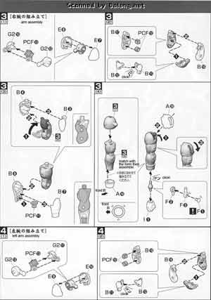 MG Figurerise Super Saiyan Son Gokou English Translation Color Guide & Manual