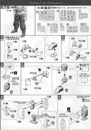 MG Figurerise Super Saiyan Son Gokou English Translation Color Guide & Manual