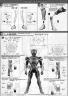 1/8 MG Figurerise Kamen Rider Tatoba Combo Color Guide & Manual