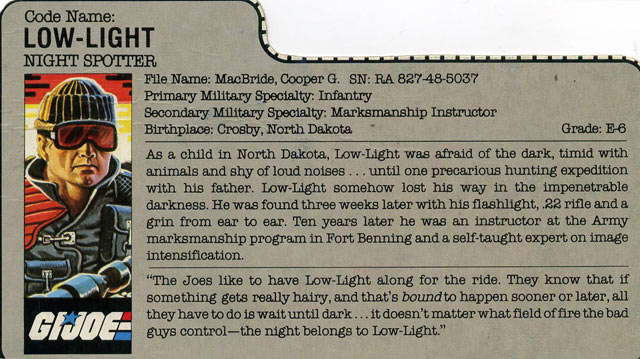 GI Joe Low Light Figure