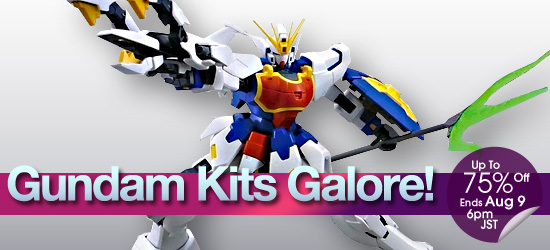 Sale on Gundam Kits at HLJ