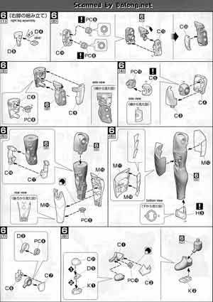 MG Figurerise Fang Joker Color English Translation Guide & Manual