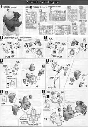 MG Figurerise Kamen Rider Accel English Translation Color Guide & Manual