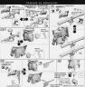 1/144 Real Grade RG MS-06F Zaku II English Construction Manual and Color Guide