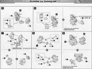 1/72 HMM RZ-010 Pteras Bomber Jamie ver English Translation Color Guide & Manual
