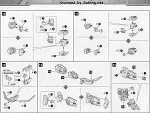 1/72 HMM RZ-010 Pteras Bomber Jamie ver English Translation Color Guide & Manual