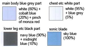 HG SVMS-01 Union Flag English Translation Color Guide & Manual