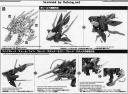 1/72 HMM RZ-041 Liger Zero Schneider English Translation Color Guide & Manual