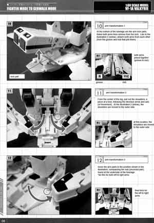 Yamato 1/60 Perfect Transformation VF-1A Valkyrie Maximilian Jenius Version English Translation Manual