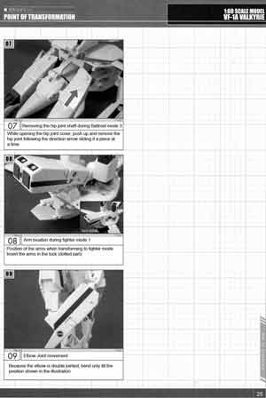 Yamato 1/60 Perfect Transformation VF-1A Valkyrie Maximilian Jenius Version English Translation Manual