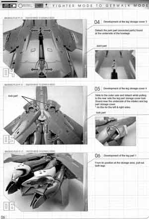1/60 Yamato Perfect Transformation YF-21 English Translated Transformation Manual
