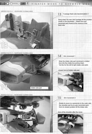 1/60 Yamato Perfect Transformation YF-21 English Translated Transformation Manual