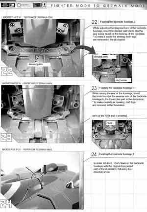 1/60 Yamato Perfect Transformation YF-21 English Translated Transformation Manual