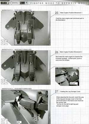 1/60 Yamato Perfect Transformation YF-21 English Translated Transformation Manual