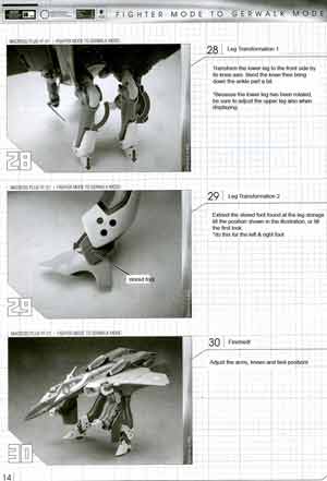 1/60 Yamato Perfect Transformation YF-21 English Translated Transformation Manual