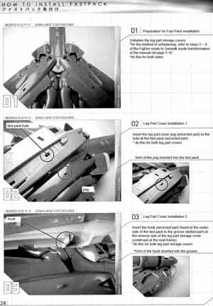 1/60 Yamato Perfect Transformation YF-21 English Translated Transformation Manual