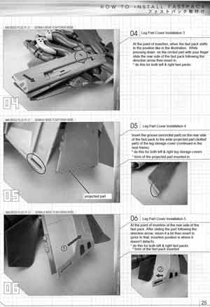 1/60 Yamato Perfect Transformation YF-21 English Translated Transformation Manual