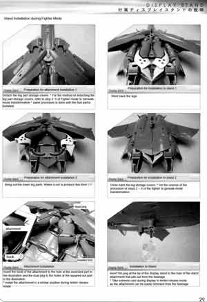 1/60 Yamato Perfect Transformation YF-21 English Translated Transformation Manual