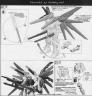 RG ZGMF-X10A Freedom Gundam English Translation Color Guide & Manual
