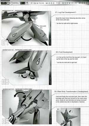 1/60 VF-11B w/ Super Pack by Yamato Toys English Transformation Manual