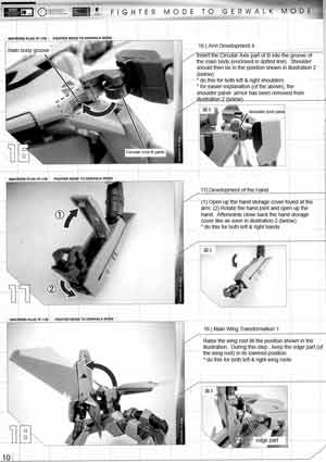 1/60 VF-11B w/ Super Pack by Yamato Toys English Transformation Manual