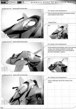 1/60 VF-11B w/ Super Pack by Yamato Toys English Transformation Manual