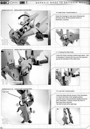 1/60 VF-11B w/ Super Pack by Yamato Toys English Transformation Manual