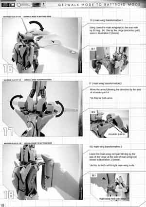 1/60 VF-11B w/ Super Pack by Yamato Toys English Transformation Manual