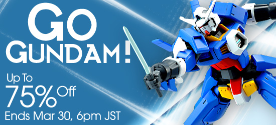 Sale on Gundam Model Kits at HLJ