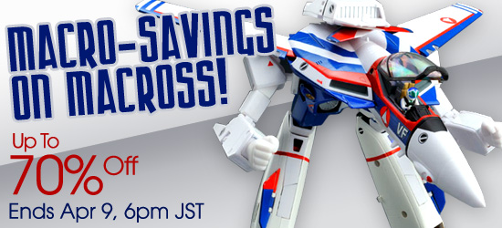 Sale on Macross Toys at HobbyLink Japan
