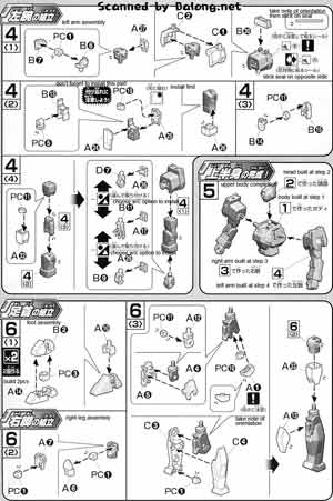 HG Shaldoll Custom English Translation Color Guide & Manual