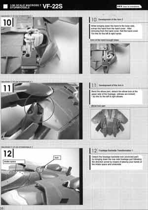 Yamato 1/60 VF-22S Sturmvogel II Max ver English Transformation Manual