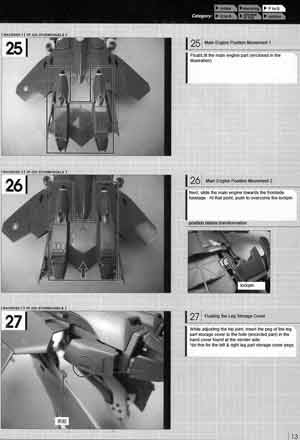 Yamato 1/60 VF-22S Sturmvogel II Max ver English Transformation Manual