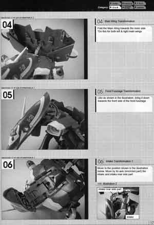 Yamato 1/60 VF-22S Sturmvogel II Max ver English Transformation Manual