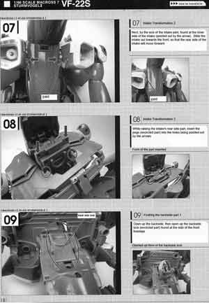 Yamato 1/60 VF-22S Sturmvogel II Max ver English Transformation Manual