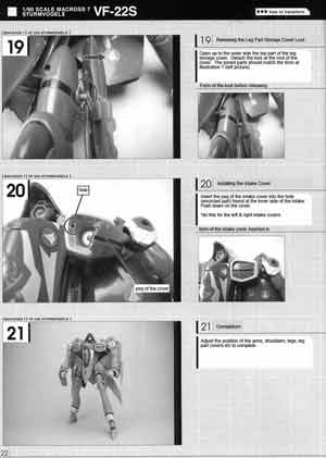 Yamato 1/60 VF-22S Sturmvogel II Max ver English Transformation Manual