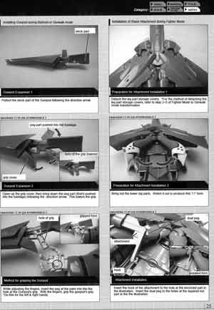 Yamato 1/60 VF-22S Sturmvogel II Max ver English Transformation Manual