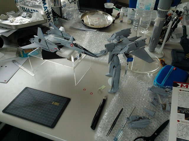 Yamato 1/60 VF-4G Lightning III Parts Check