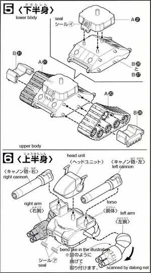 SD Guntank Construction Manual