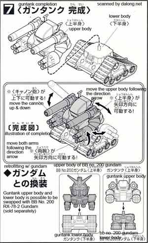 SD Guntank Construction Manual