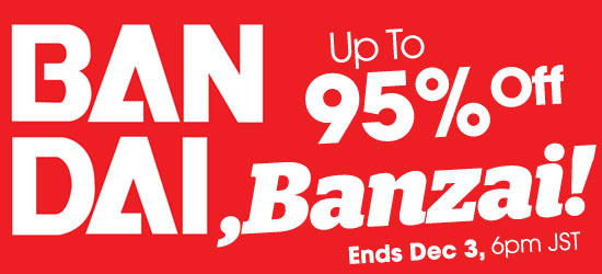 Massive Sale on Bandai Goods at HobbyLink Japan