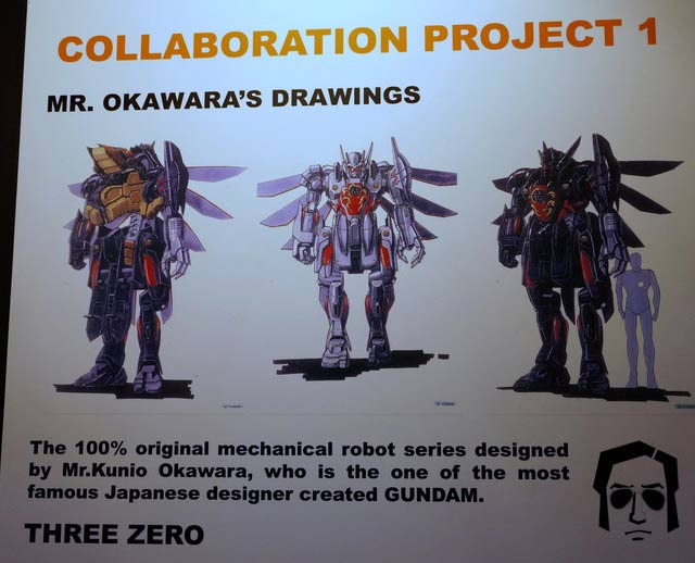 Sneak Peek at Bandai and ThreeZero Collaboration Mecha