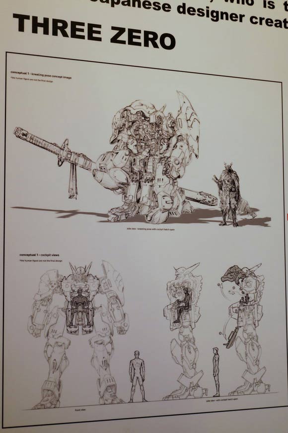 Sneak Peek at Bandai and ThreeZero Collaboration Mecha