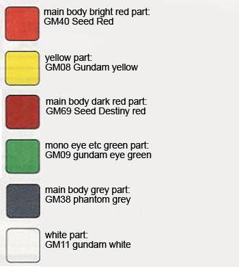 SD Sazabi Construction Manual & Color Guide