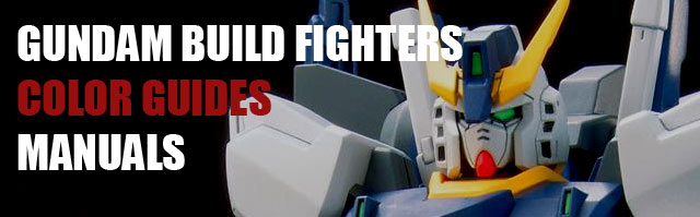 Gundam Build Fighters Color Guides & Manuals Gundam Build Fighters Color Guides & Manuals