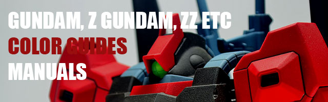 English Translation of Gundam Color Guides & Manuals