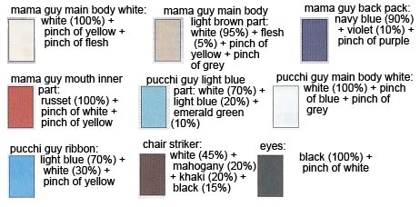Beargguy F (Family) Construction Manual & Color Guide