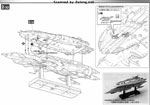 1/1000 Nazca Class Astro Strike Carrier (Kiska) Construction Manual & Color Guide