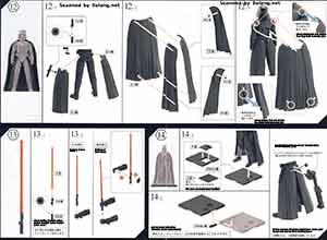 1/12 Darth Vader Construction Manual & Color Guide