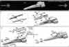 1/48 X-Wing Star Fighter Moving Edition Construction Manual & Color Guide
